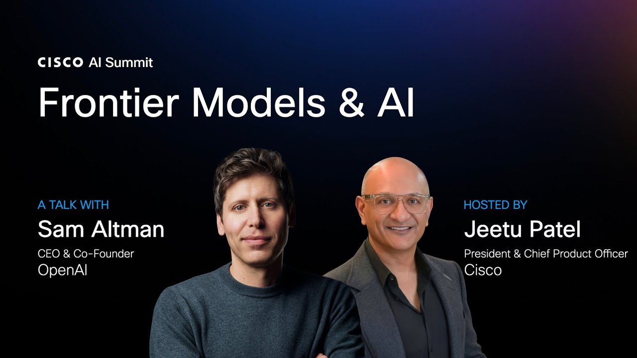 Frontier Models & AI | Sam Altman, CEO & Co-Founder, OpenAI and Jeetu Patel.