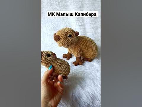 Вязаная игрушка Капибара и Малыш. #капибара #capybara #capybaralove ...