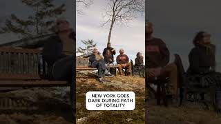 Watch As The Path Of Totality Turns Keeseville New York Into Near-Night Conditions