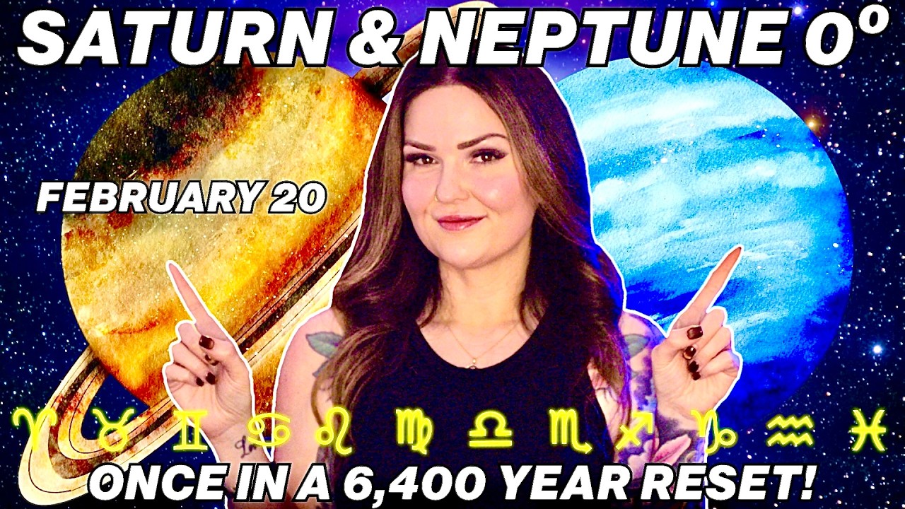 Saturn Meets Neptune at 0° Aries: The Once-in-6400-Year Reset Begins