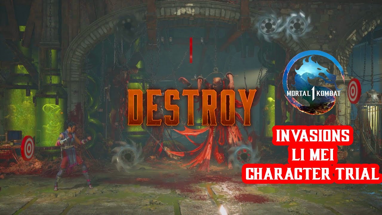Mortal Kombat 1 - Invasions - Reptile Season - Flesh Pits MESA - CHARACTER TRIAL - LI MEI