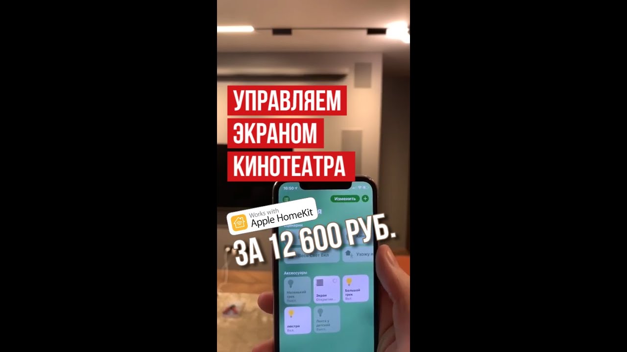 Управляем экраном кинотеатра за 12 600 руб