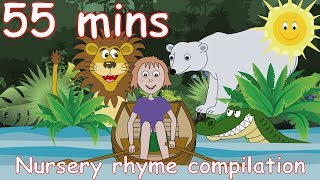 Row Row Row Your Boat! And lots more Nursery Rhymes! 55 minutes!