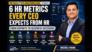 HR Analytics Masterclass | 6 HR Metrics Every CEO Expects from HR | Episode 1