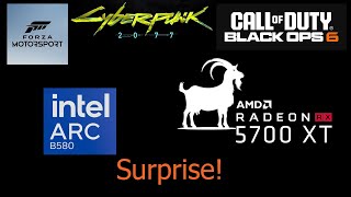 Intel ARC B580 vs AMD Goat 5700 XT