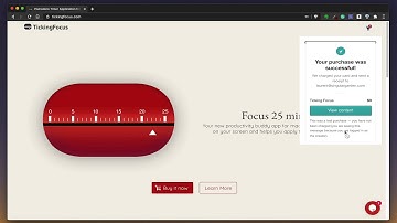 TickingFocus - Gumroad Demo