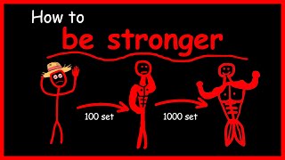 become stronger is simple, really