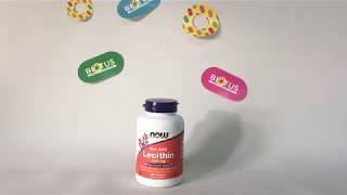 Лецитин, Lecithin, Now Foods, 1200 мг, 100 капсул