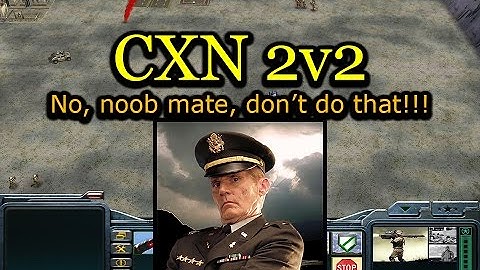 CXN 2v2 - Laser General - Pro Rules | C&C Generals Zero Hour | No Commentary