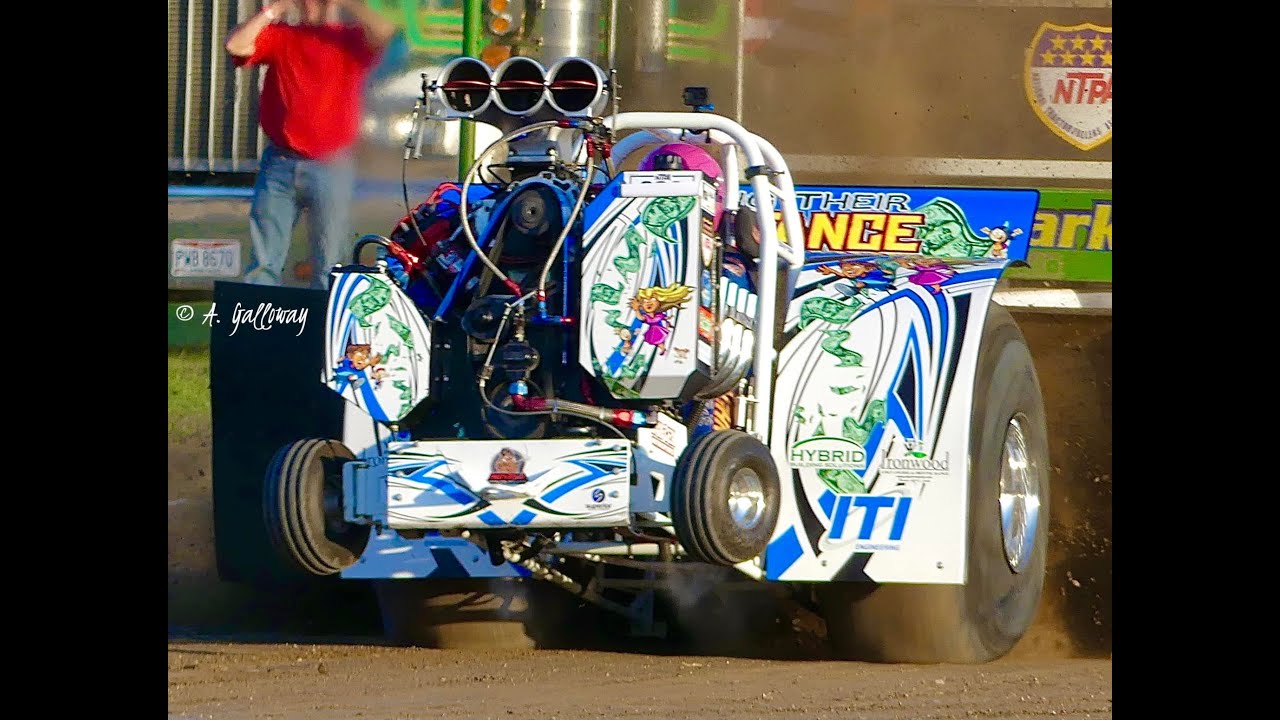 Zellwood Super Pull 2022 Blown Mini Rod Tractor pulling NTPA Spending