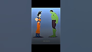 Goku rocked hulk shocked || goku playing Rock paper scissors #goku #hulk #fananimation