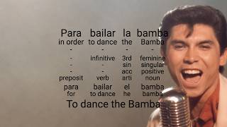 Learn Spanish with La Bamba 🎸 Ritchie Valens | Lyrics, Translation + Meaning