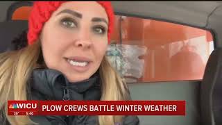 Plow Crews Battle Winter Weather
