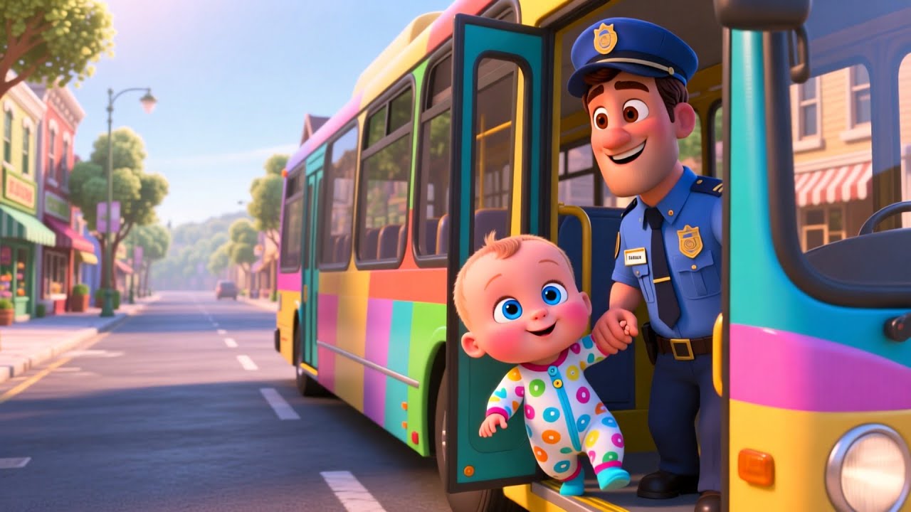 Baby’s Bus Beep Beep Song 🚌🎶 | Learn Numbers and Colors for Kids | Fun Educational Song