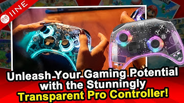 See the Magic Within: Unleash Your Gaming Potential with the Stunningly Transparent Pro Controller!