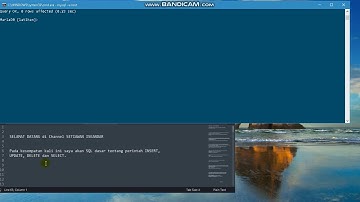 Tutorial | MySQL | perintah INSERT, UPDATE, DELETE dan SELECT |