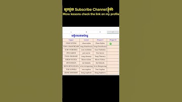 How to use Proper in excel | រូបមន្ដ Proper ក្នុង Excel | Bunthoeurn Official