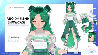 ⋆｡‧˚ʚ Vroid Commission for Kinome Phylla˚‧｡⋆