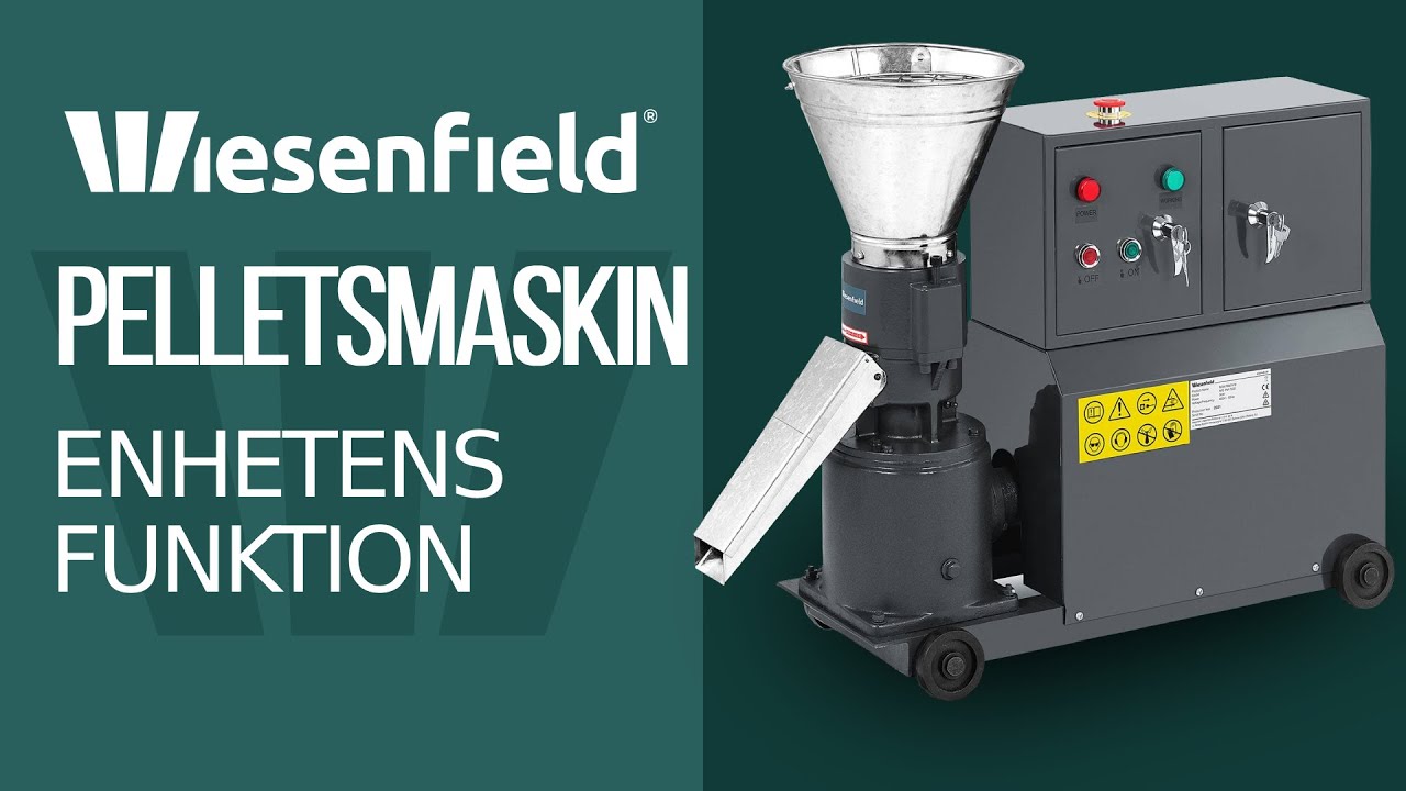 Pelletsmaskin Wiesenfield WIE-PM-1500 | Enhetens funktion