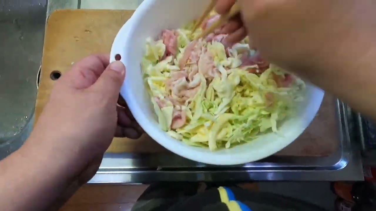 母に聞いて作るお好み焼き｜家庭の夜ごはん