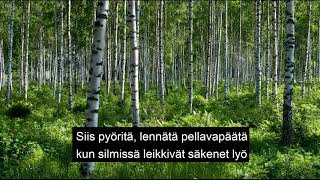Video voorbeeld van "Saarenmaan valssi  ~ Georg Ots   (Finnish version )  (Lyrics)"
