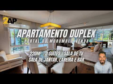 Apartamento Duplex estilo SOBRADO com 3 suítes na melhor localização do Portal do Morumbi