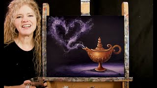 Learn How to Paint "WISHING FOR LOVE" with Acrylic - Paint & Sip at Home - Fun Step by Step Tutorial screenshot 2