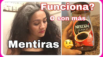 ¿Cómo teñir las canas naturalmente con café?