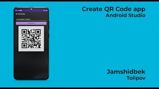 Create QR Code app - Android studio