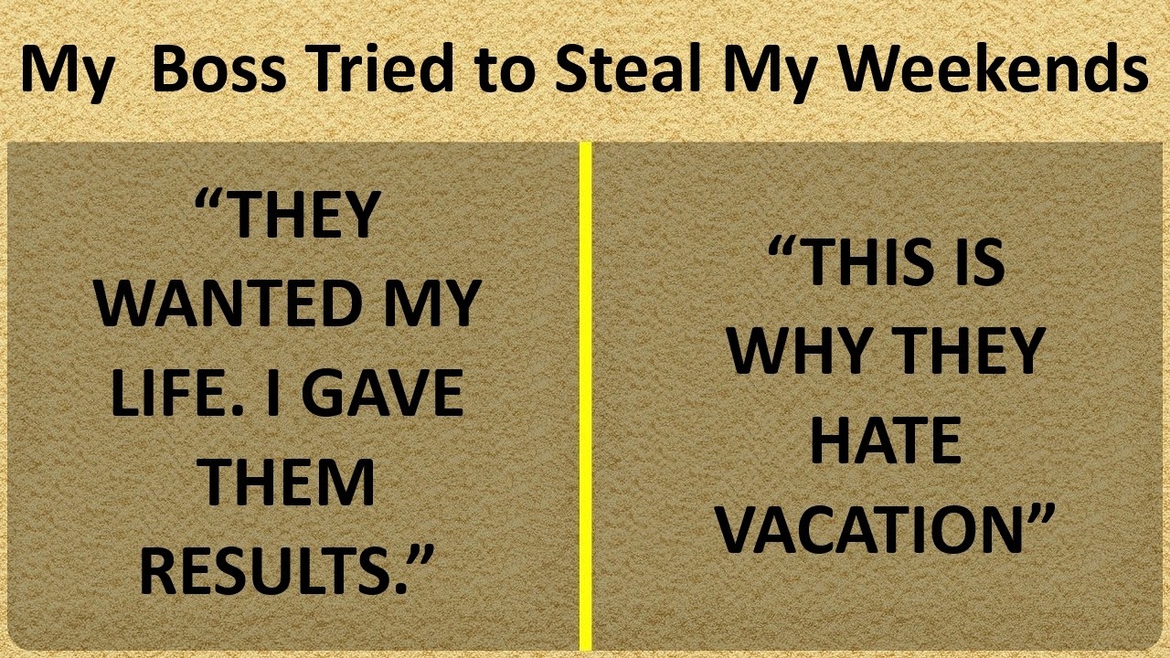 Мой американский босс пытался украсть мои выходные — я использовал то, что он ненавидел больше вс...