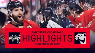 Panthers vs Capitals Highlights | CLUTCH CATS TAKE OVER IN 3RD! | 12.29.25