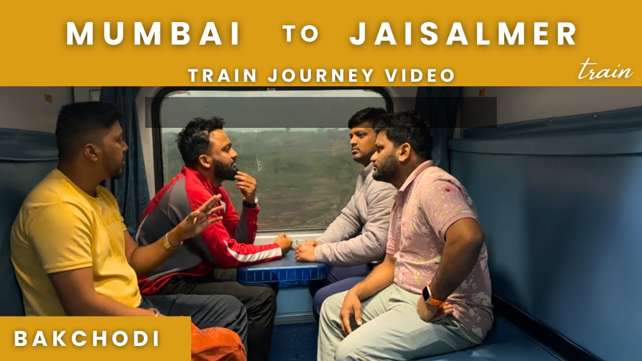 Train journey Mumbai to Jaisalmer 🚂 #bakchodi #train #trainjourney #