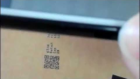 Meenjet M6 Handheld Inkjet Printer - Prints QR Code on Box