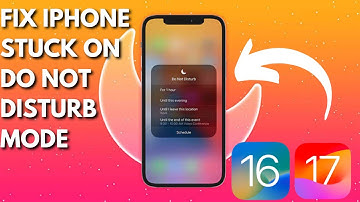 How To Fix iPhone Stuck On Do Not Disturb Mode