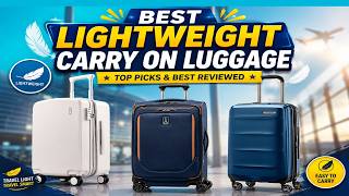 ✅ Top 5 : Best Lightweight Carry On Luggage [2026] | Expandable, Budget-Friendly & Easy To Carry