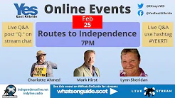 Yes East Kilbride - Routes to Independence #YEKRTI title=