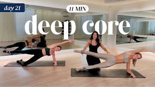the deep core pilates workout that proves 11 minutes is more than enough | ankle weights