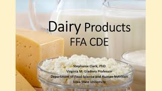Dairy Products Judging