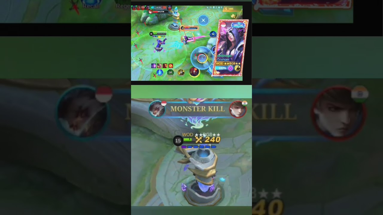 SPEED🔥DAMAGE🔥BG8 GRANGER GAMEPLAY