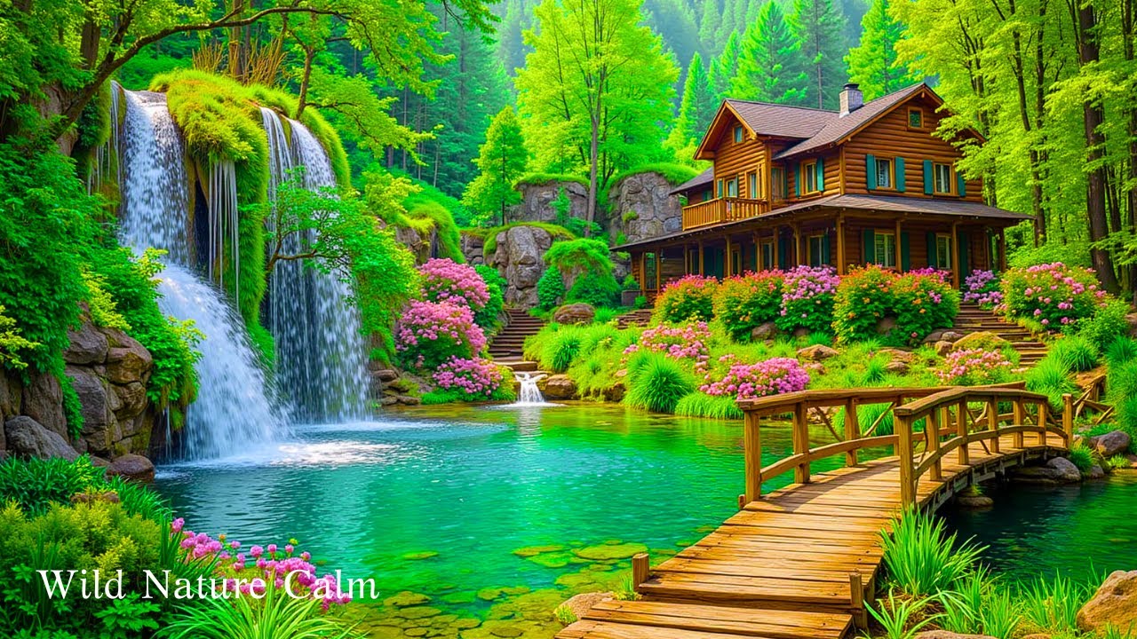 Relaxing 4K Nature Music 🌳 | Stop Overthinking & Relax Your Mind Naturally