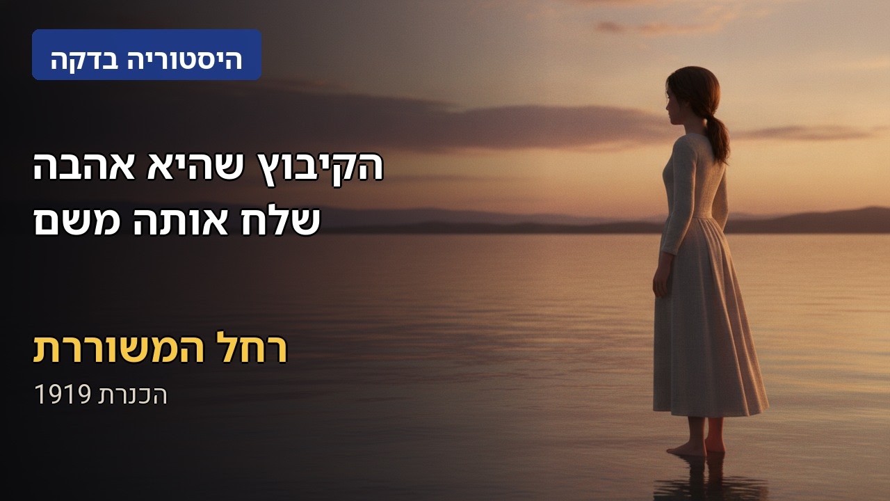 הקיבוץ שהיא אהבה שלח אותה משם| רחל המשוררת
