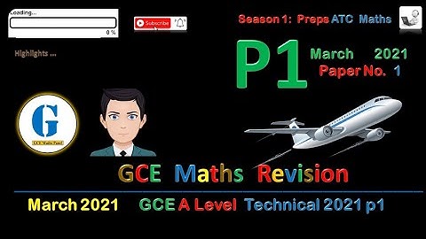 ATC Mock 2021 Complete Correction Paper 1| Technical | Math | A level