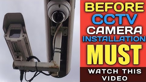 THINGS TO KNOW BEFORE BUYING CCTV CAMERA