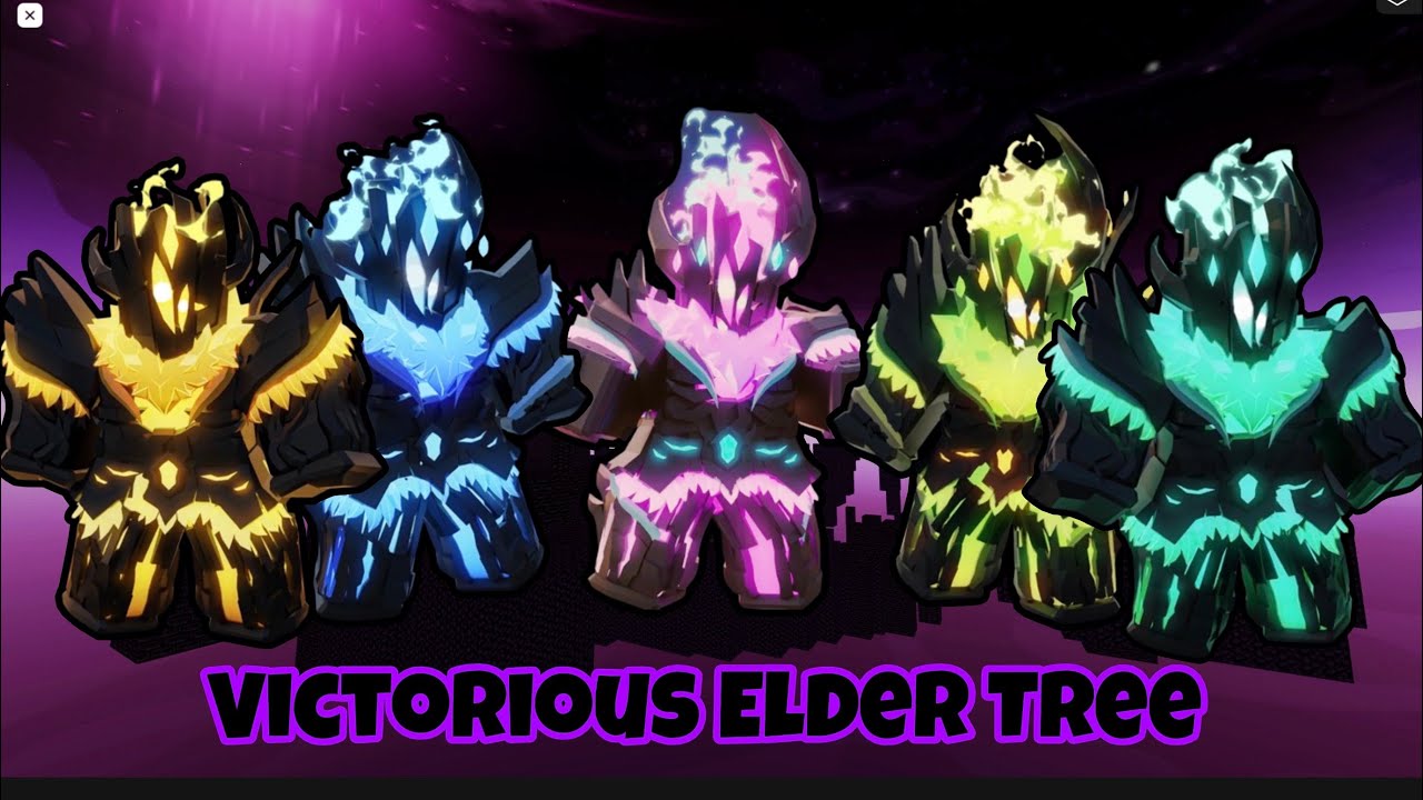 New Victorious Elder tree Skin In Roblox Bedwars - YouTube
