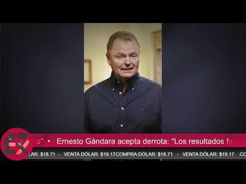 Ernesto Gándara acepta derrota
