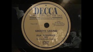 78rpm: Smooth Sailing - Ella Fitzgerald, 1951 - Decca Promo 27693 chords