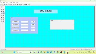 Tutorial pembuatan kalkulator Fisika         MATLAB : "GGL induksi" screenshot 5