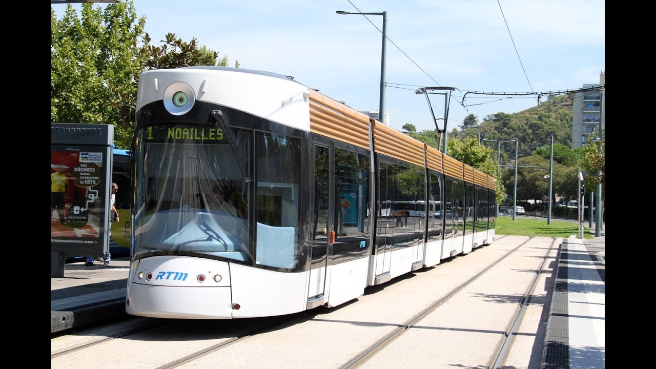 Tramway Marseille  T1  Les Caillols YouTube