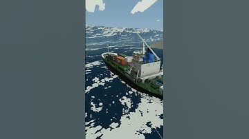 Small wave ahead capt in stormworks!