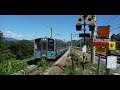 【VR180】絶景の駅「姨捨駅(Obasute Station)」~Superb view~【日本三大車窓】